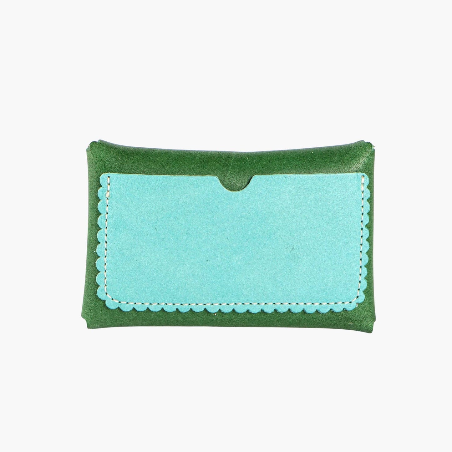 Scallop Wallet | Pine + Robin's Egg