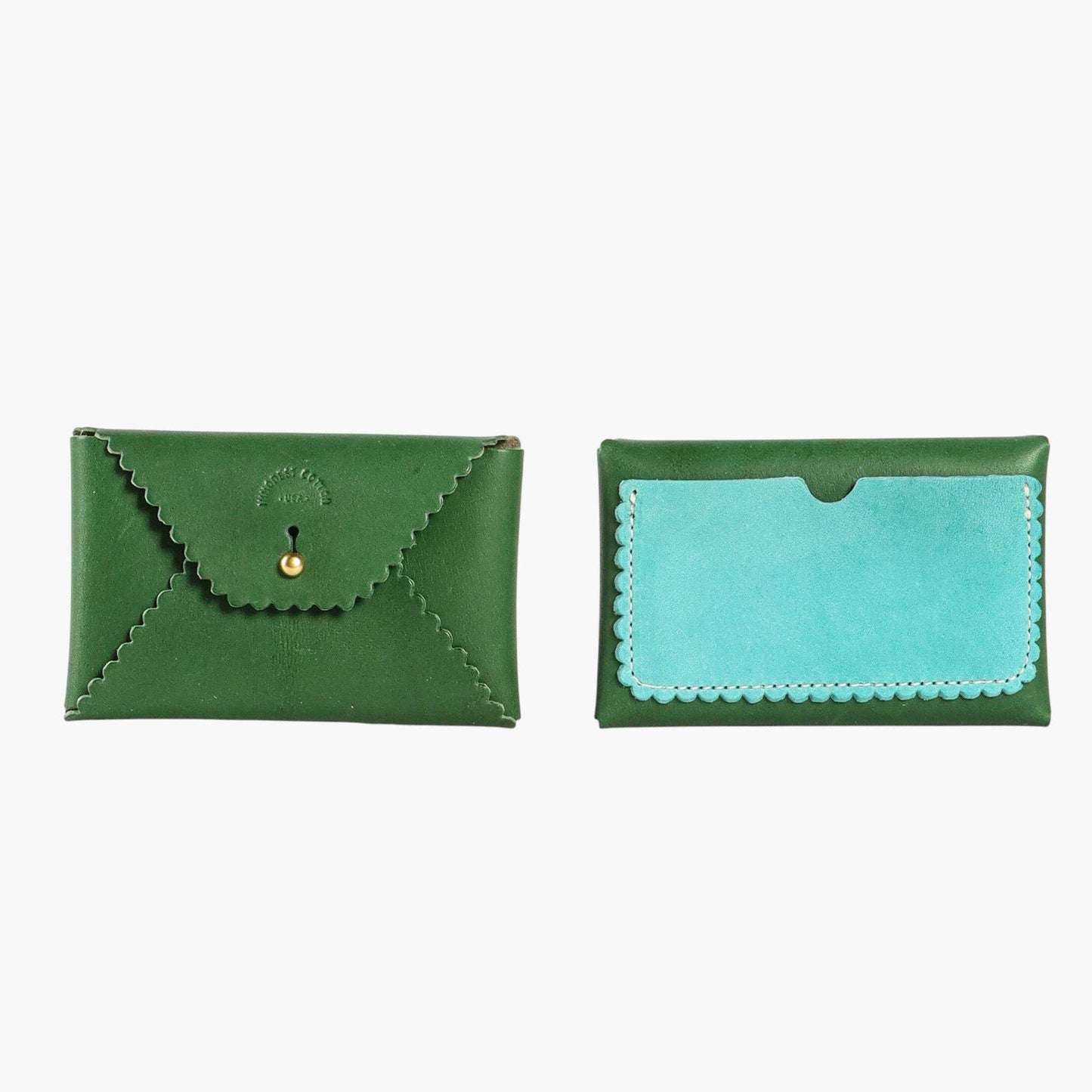 Scallop Wallet | Pine + Robin's Egg
