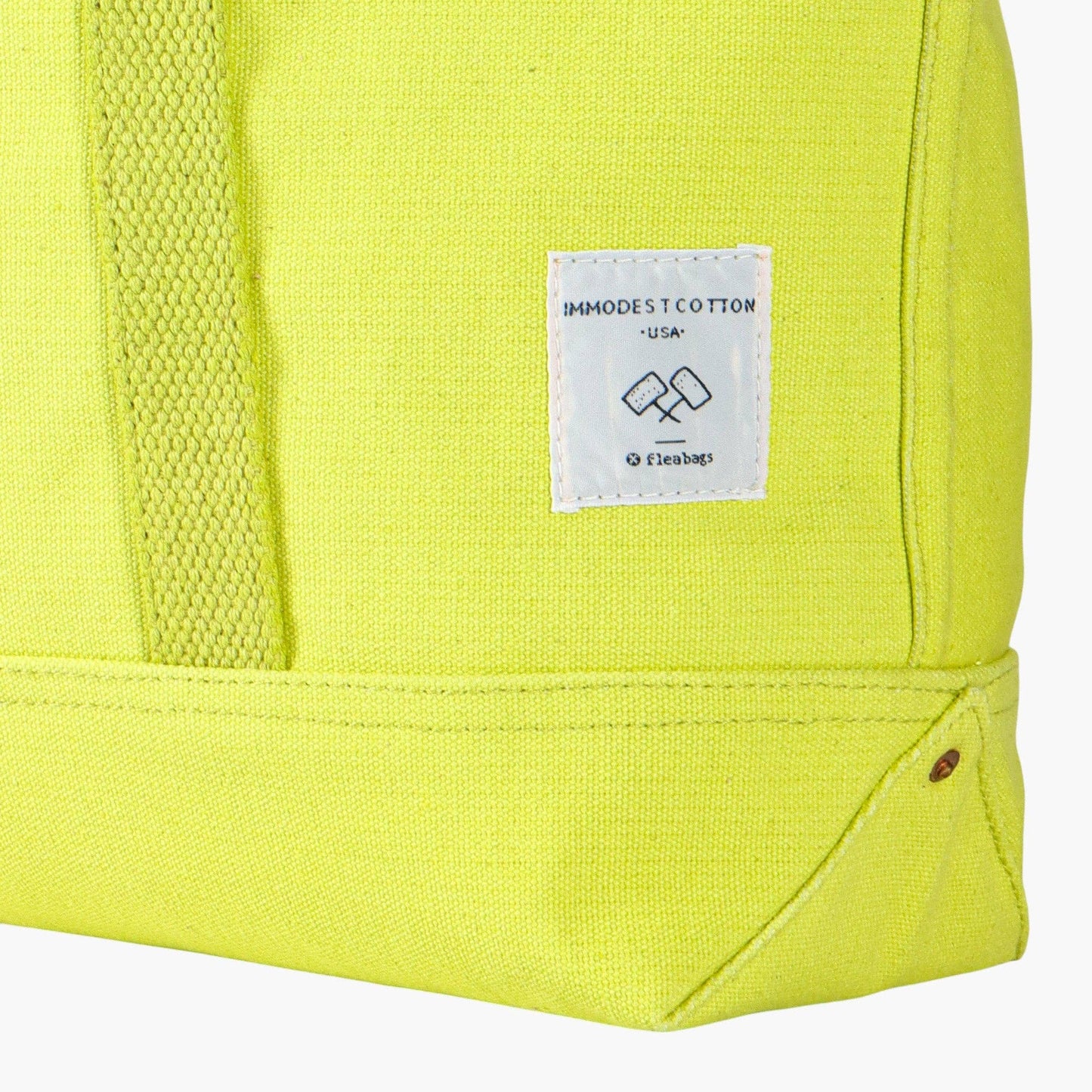 Small East West Tote | Lime