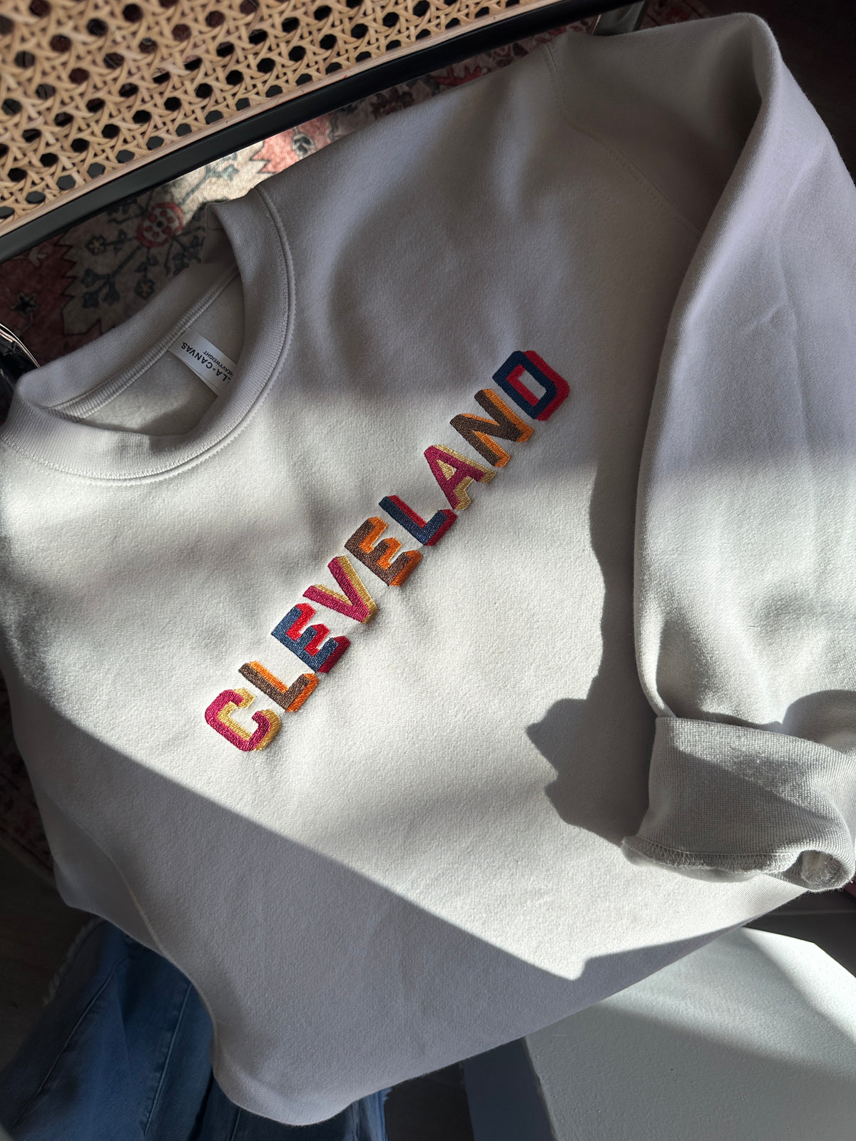 Cleveland Shadow Letter Sweatshirt