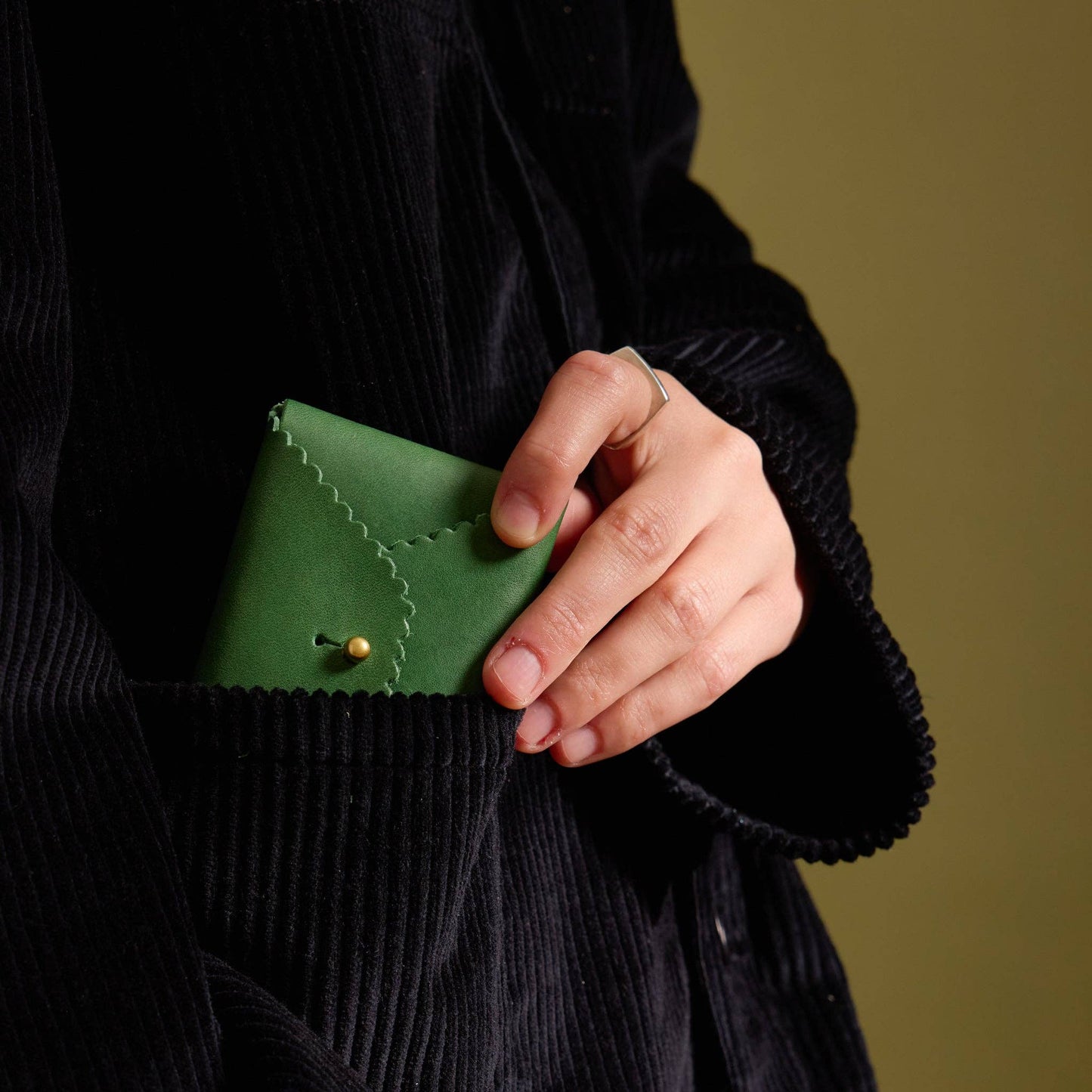 Scallop Wallet | Pine + Robin's Egg