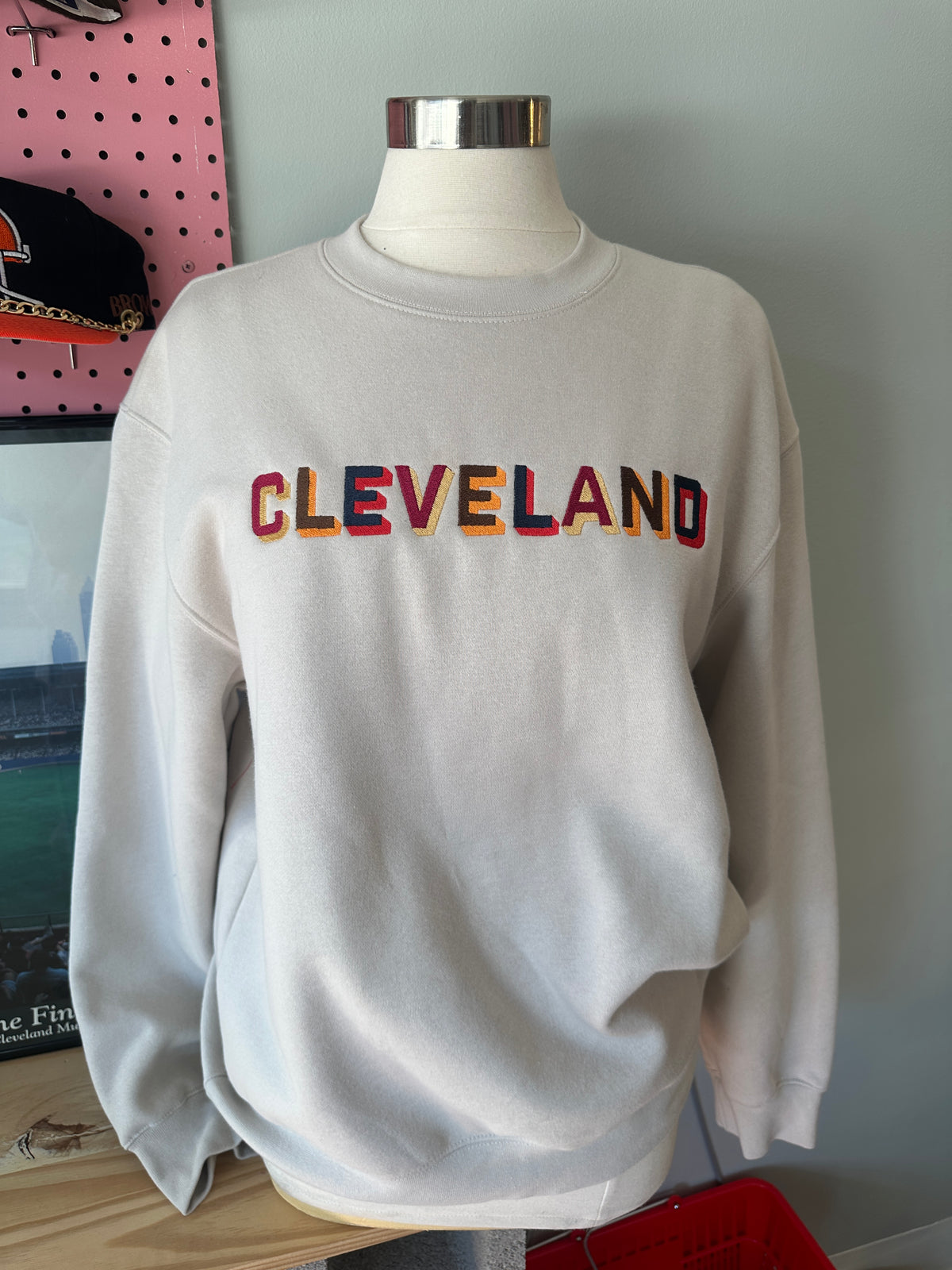 Cleveland Shadow Letter Sweatshirt