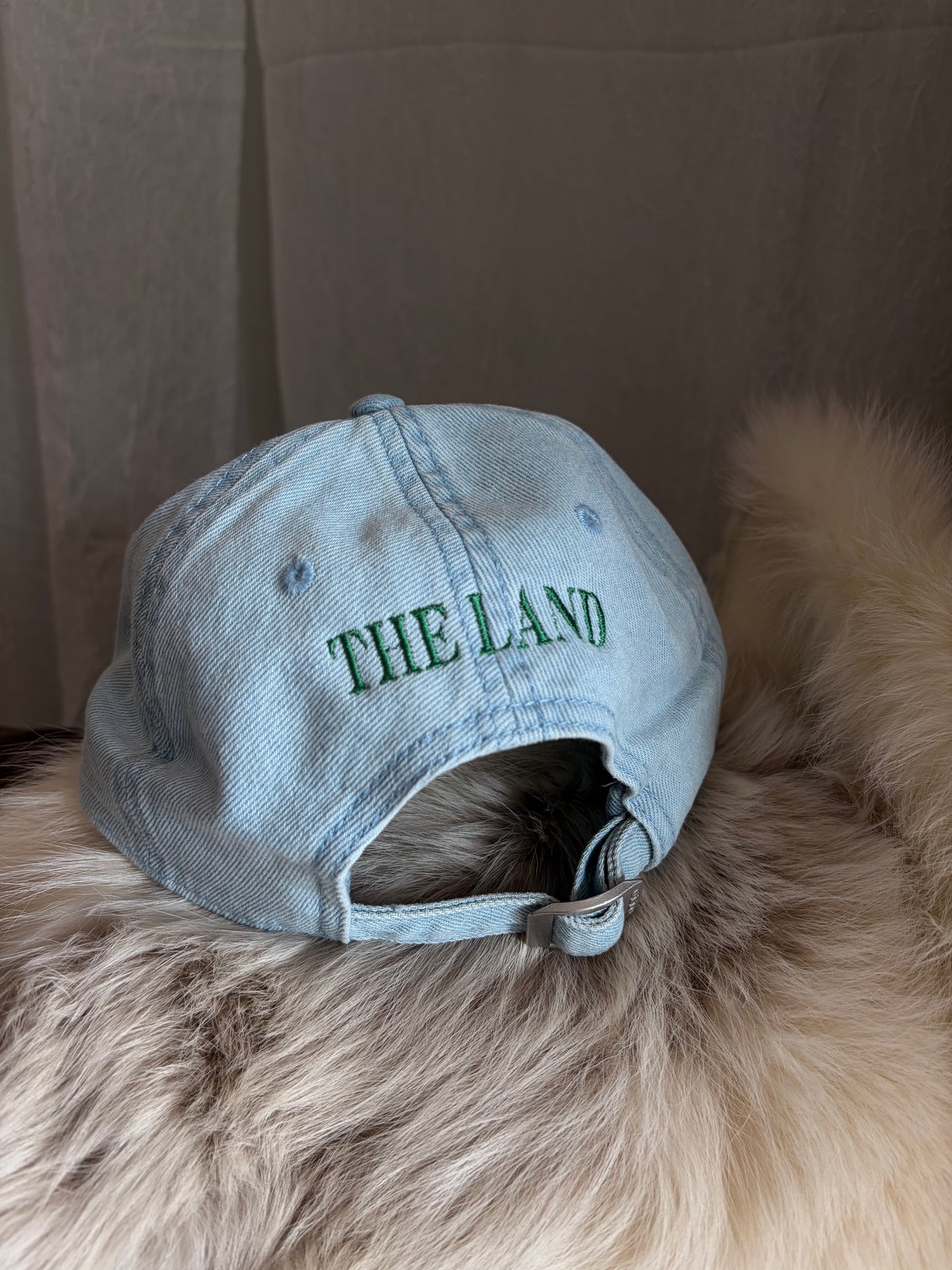 Shamrock Denim Dad Hat