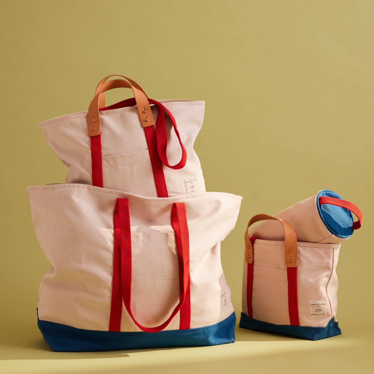 Small Zipper Tote | Sky