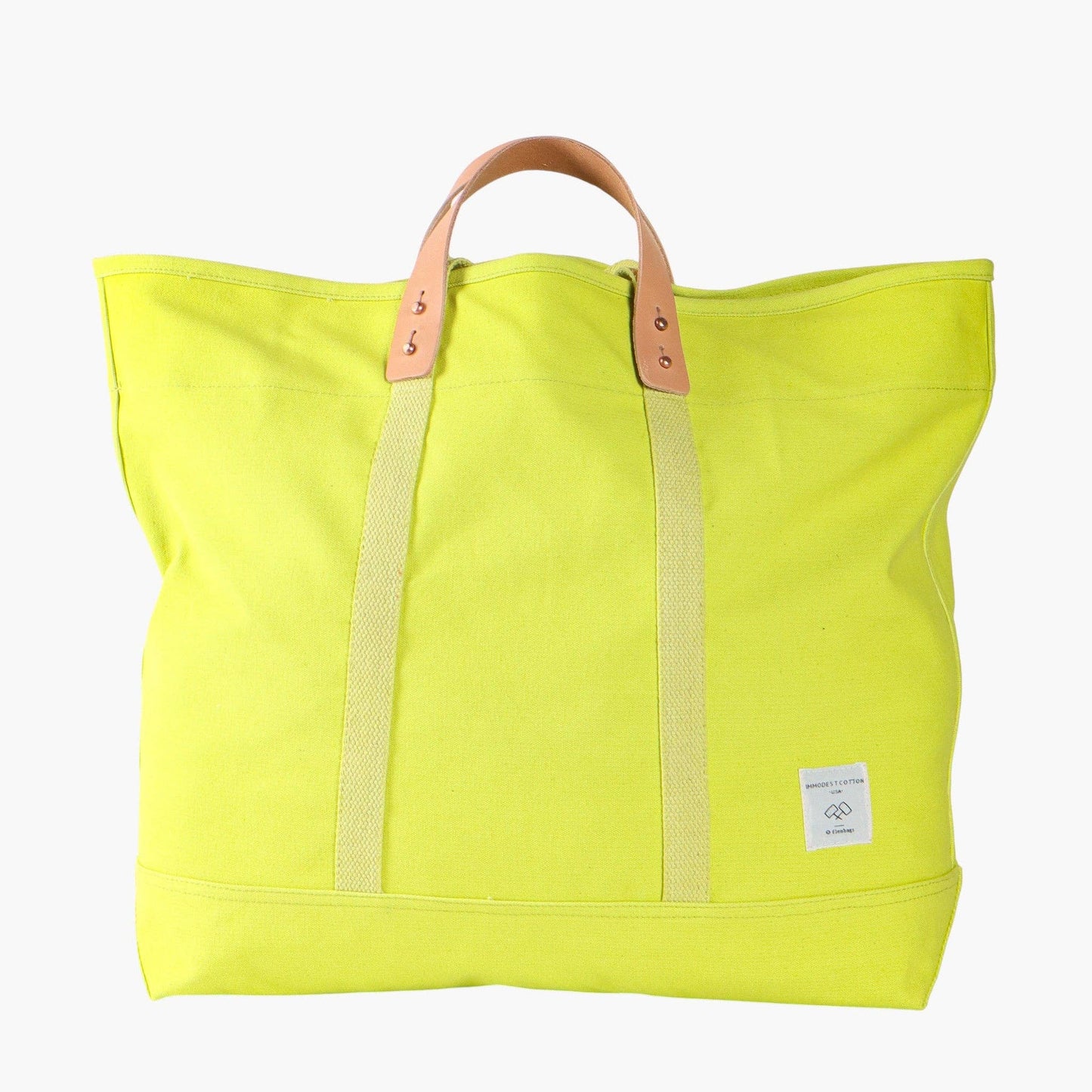 Large East West Tote | Lime